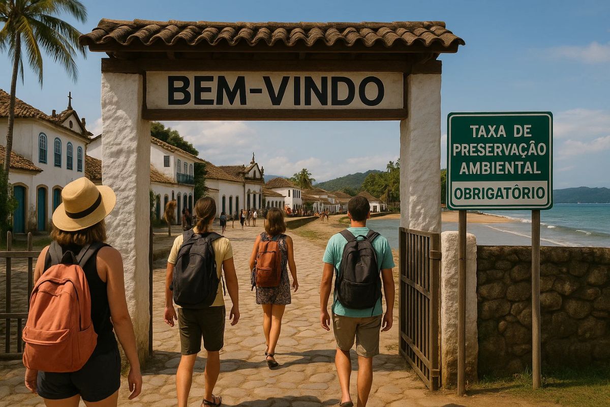 Uma cidade que cobra a taxa de turismo
