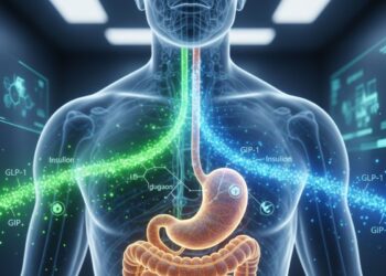 Imagem de um corpo após tomar Tirzepatida