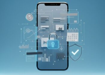 Imagem de um celular ilustrando o Banco fora do ar