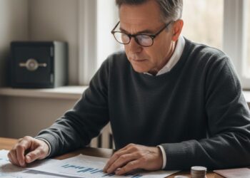 Um rapaz seguindo os conselhos de Warren Buffett para organizar seus investimentos em 2026