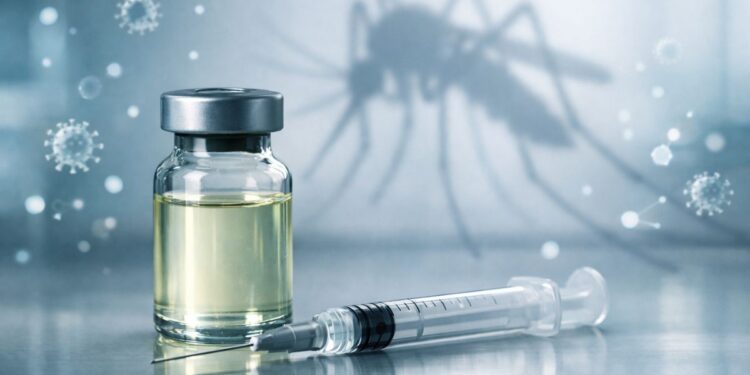 Imagem ilustrativa representa a Dengue e vacina