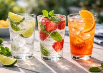3 opções de Drinks com Sprite