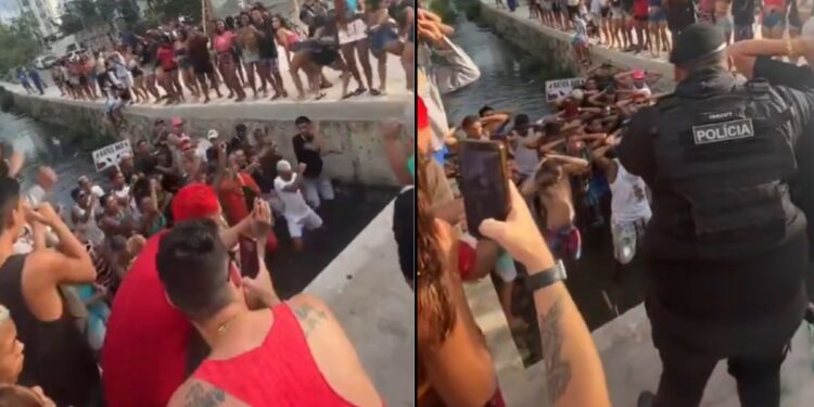 Imagens da Festa no esgoto