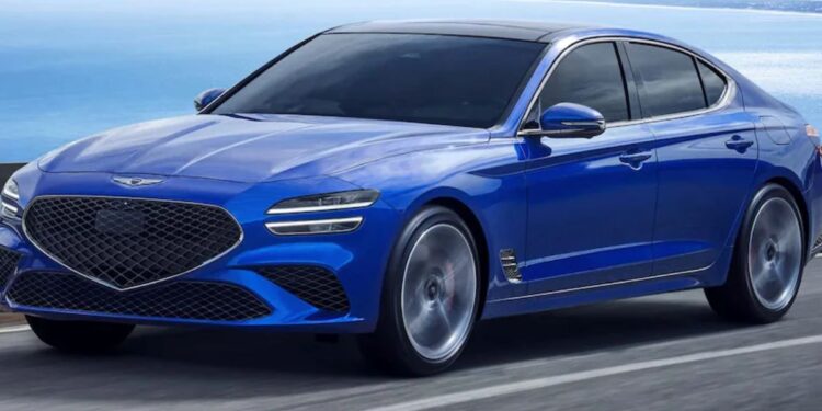 Carro de uma das gigantes automotivas - Genesis Hyundai