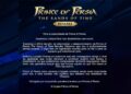 Anúncio do cancelamento do Prince of Persia