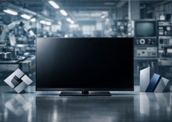 Uma ilustração da TV Sony-TCL