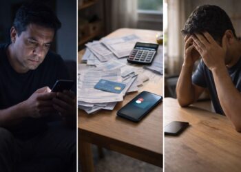 Um homem viciado em apostas