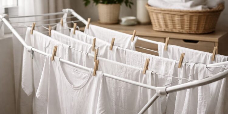 roupa branca lavada com segredo da marinha