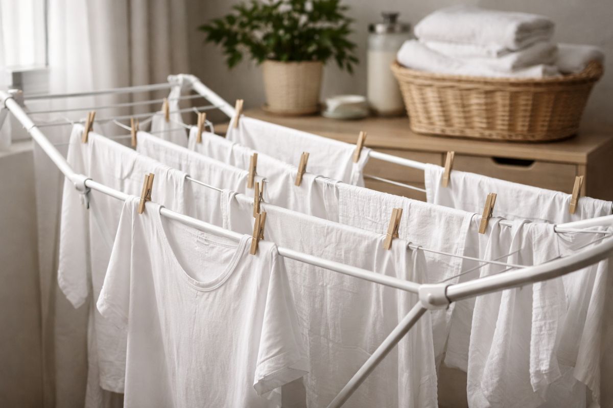 roupa branca lavada com segredo da marinha