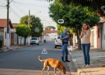 Cães soltos no bairro