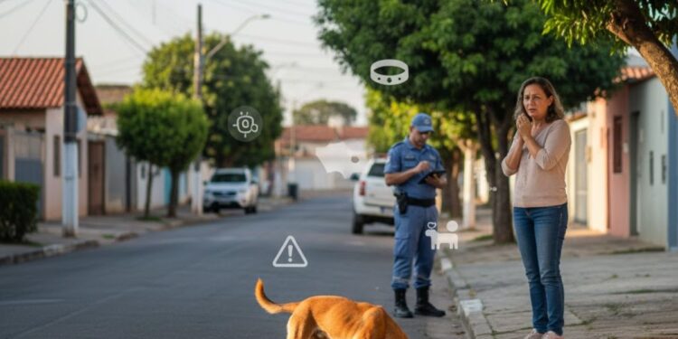 Cães soltos no bairro