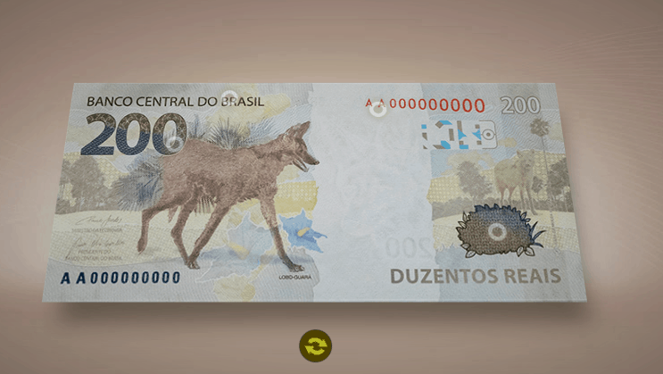 Nota de R$200 está no mercado! Saiba reconhecer a cédula verdadeira (Imagem: divulgação Banco Central)
