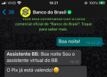 COMO vai funcionar o pagamento por Pix no WhastApp do Banco do Brasil?