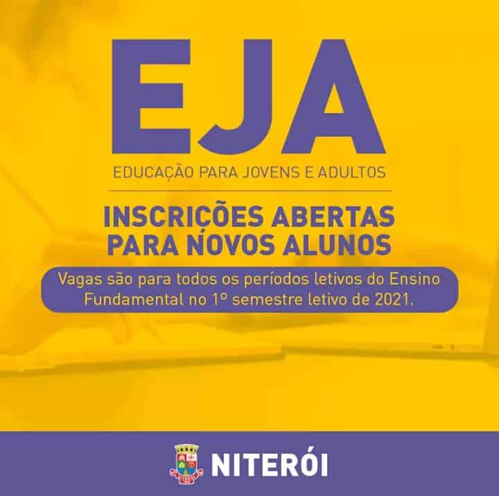 Inscrições para o EJA são abertas em Niterói; faça sua matrícula!