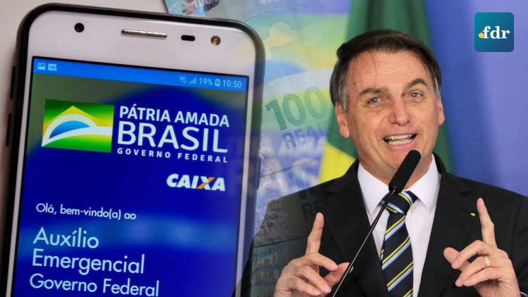 Bolsonaro confirma volta do auxílio emergencial em 4 parcelas de R$250,00 