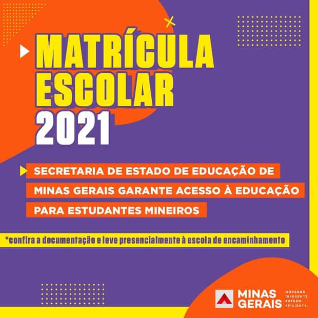 Matrícula escolar está autorizada em Minas Gerais; veja como fazer