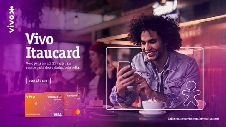 Cartão de crédito Vivo Itaucard oferece smartphone em até 21 vezes SEM juros