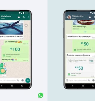 Pagamento por WhatsApp Pay usando Nubank, Inter, Santander e Itaú