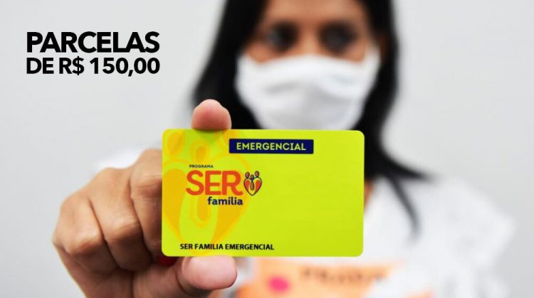 Cartão 'Ser Família Emergencial' paga benefício para 1,7 mil famílias hoje (27)