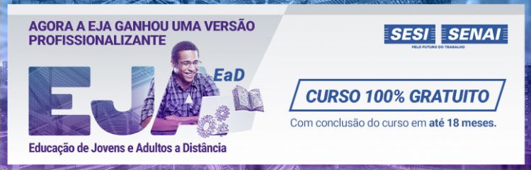 SESI anuncia 518 vagas GRÁTIS para ensino do EJA no Espírito Santo