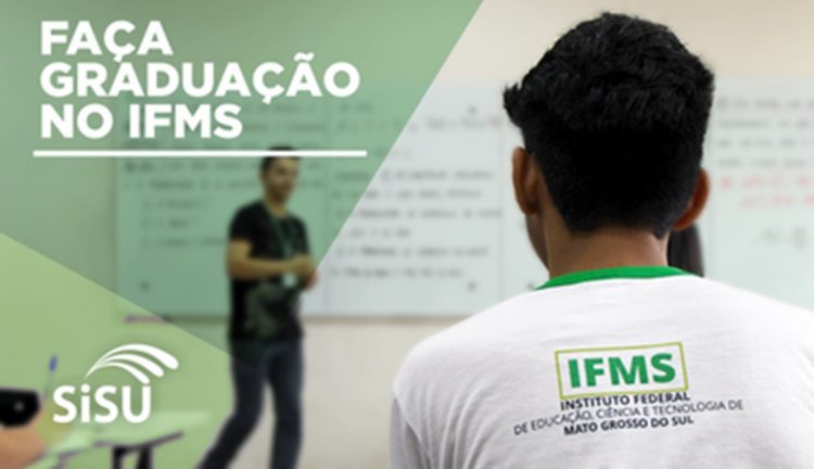 IFMS abre mais de 300 vagas remanescentes para graduação; veja como participar