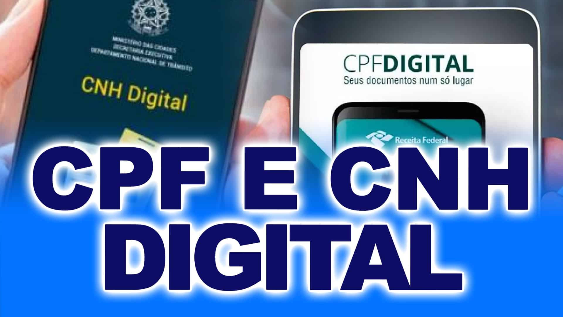 Cpf E Cnh Digital Como Emitir GrÁtis Pela Receita Federal 4811