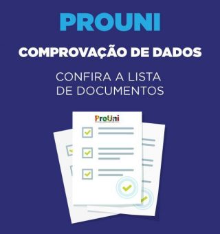 Lista de documentos que devem ser apresentados na matrícula do PROUNI