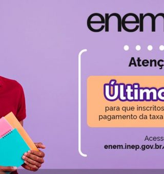 Último dia para pagar taxa de inscrição no ENEM 2021; emita seu boleto