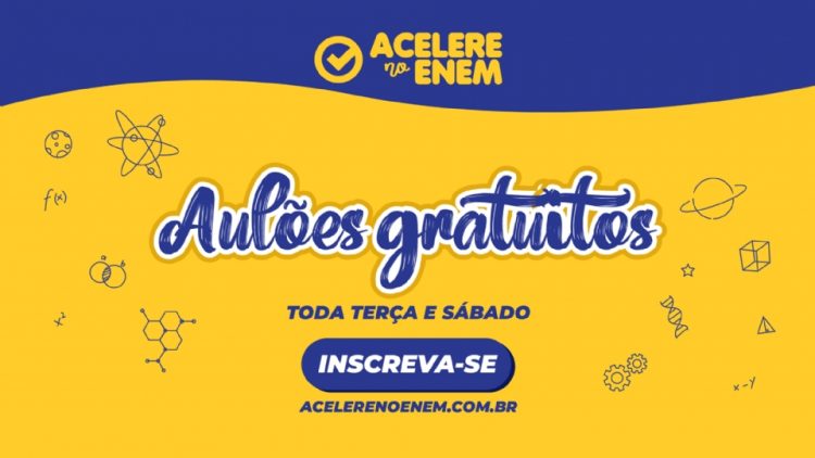 Acelere no ENEM cria inscrições em cursinho gratuito para todo Brasil