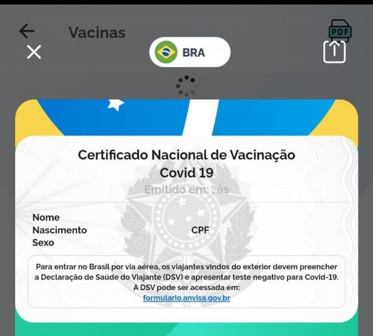 Conecte SUS: Instabilidade prejudica quem deseja emitir certificado da vacina 