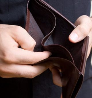 Imagem de uma pessoa pobre