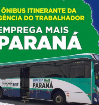 Governo do Paraná leva ônibus Emprega Mais com 2 mil vagas para o norte do estado