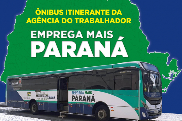 Governo do Paraná leva ônibus Emprega Mais com 2 mil vagas para o norte do estado