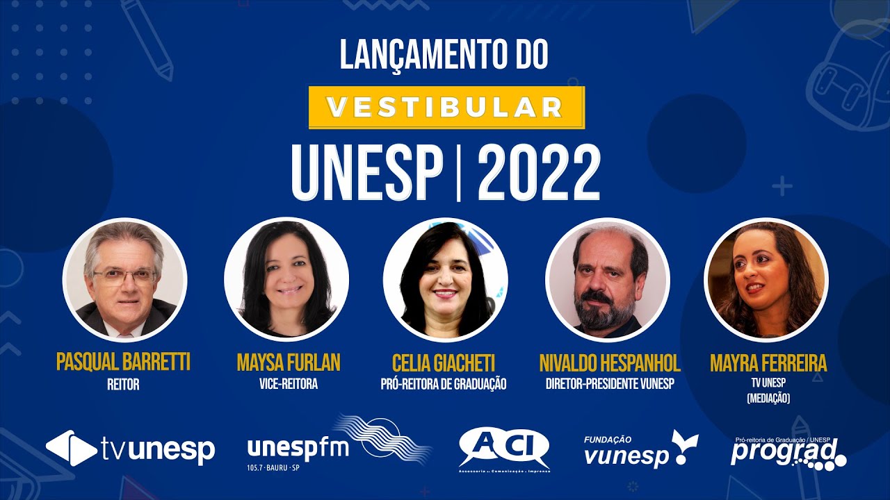 Vestibular da Unesp 2022 foi lançado com novidades para a edição