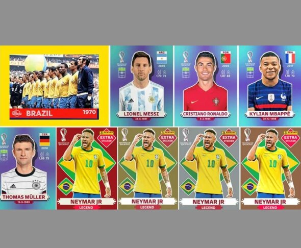 Figurinha Kylian Mbappé Copa Do Mundo Qatar 2022 - Panini