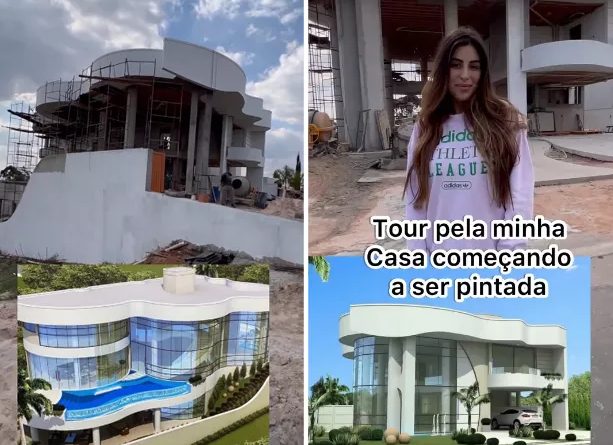Esta influencer gastou valor MILIONÁRIO apenas para trocar piso de casa