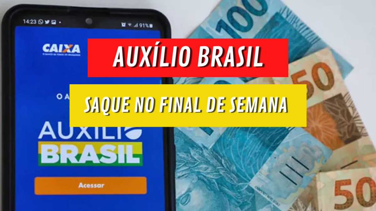 Posso sacar o valor do meu AUXÍLIO BRASIL no final de semana? Veja o funcionamento dos bancos