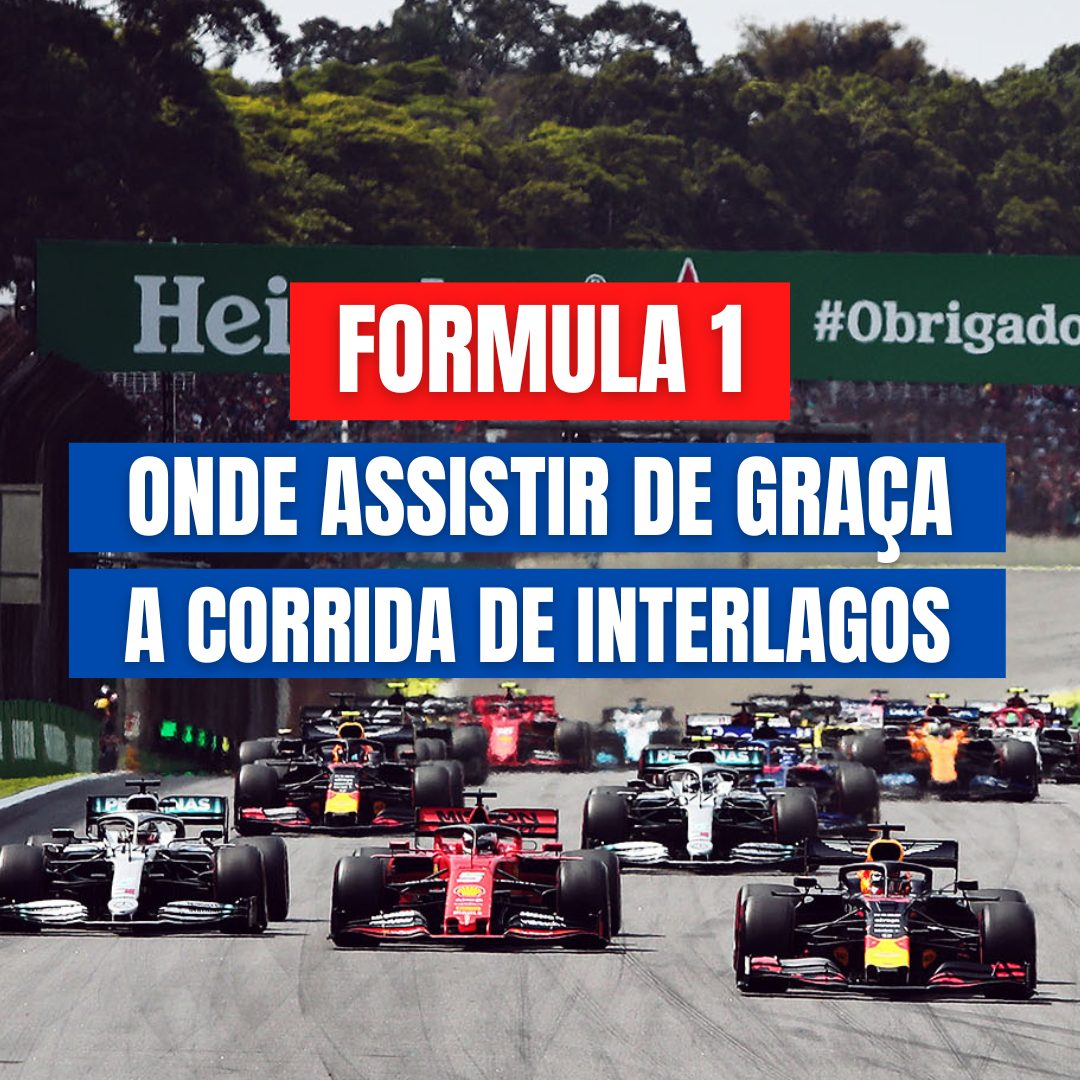 Transmissão do treino da F1 Brasil ao vivo: veja onde assistir