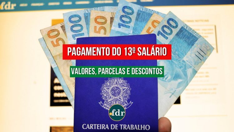 Quanto o trabalhador recebe em cada parcela do 13º salário? Valor sofre alteração no pagamento integral?