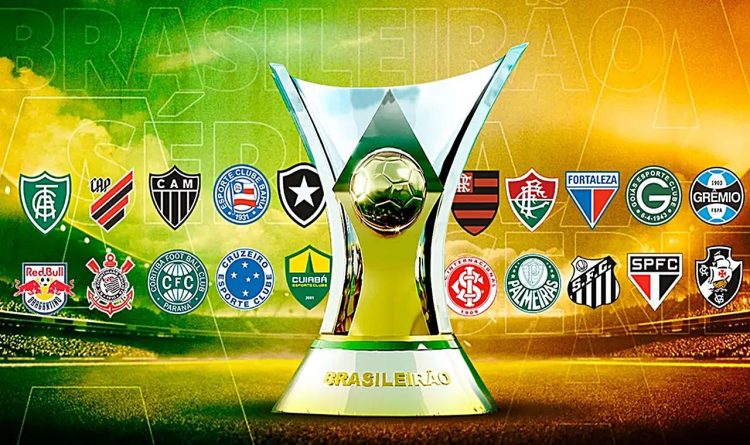 Imagem com todos os clubes para ilustrar os jogos de hoje do Brasileirão 2025