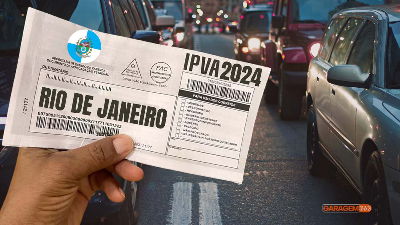 Guia de pagamento do IPVA 2024 no Rio de Janeiro já pode ser emitida online