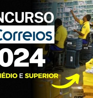 Concurso dos Correios: Inscrições terminam na próxima segunda (28)