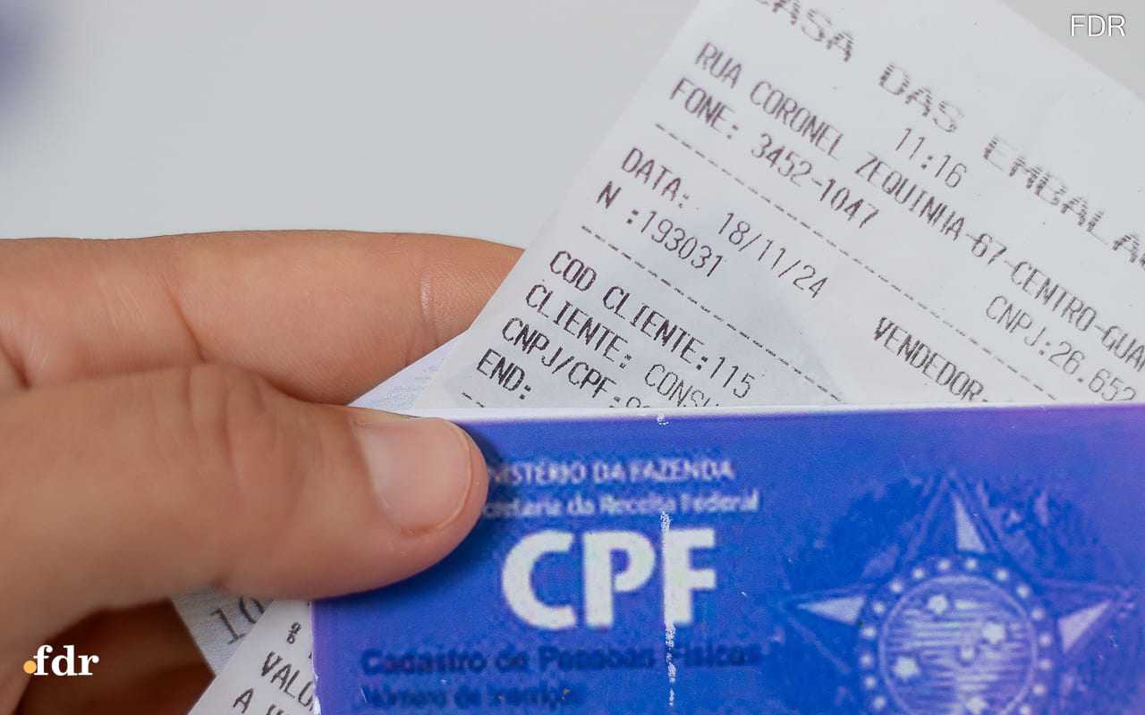 cpf na nota