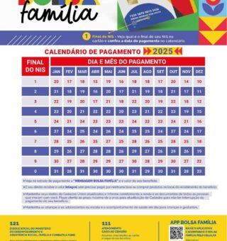 Calendário do Bolsa Família para janeiro de 2025 já foi liberado; confira aqui!