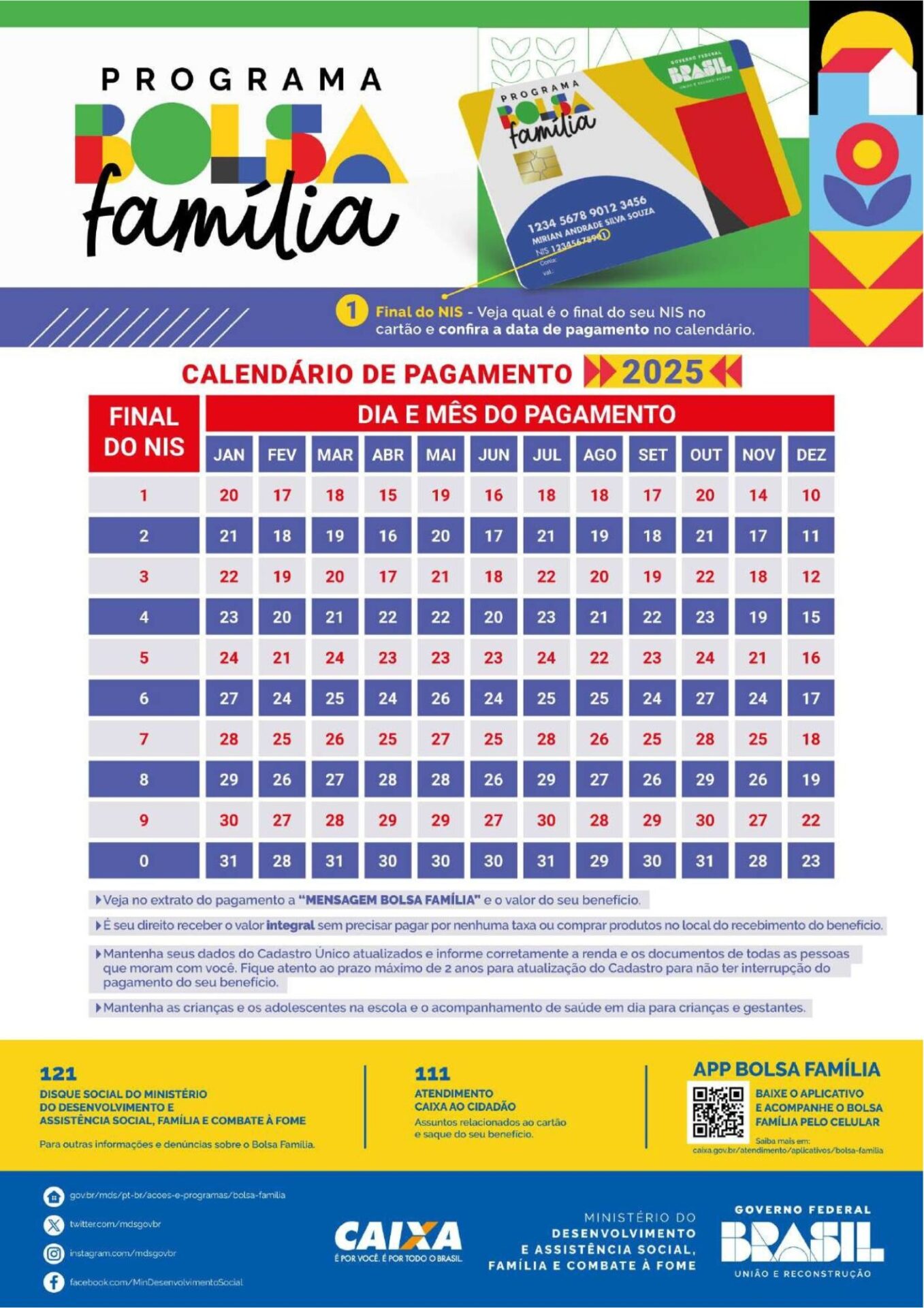 Calendário do Bolsa Família para janeiro de 2025 já foi liberado; confira aqui!