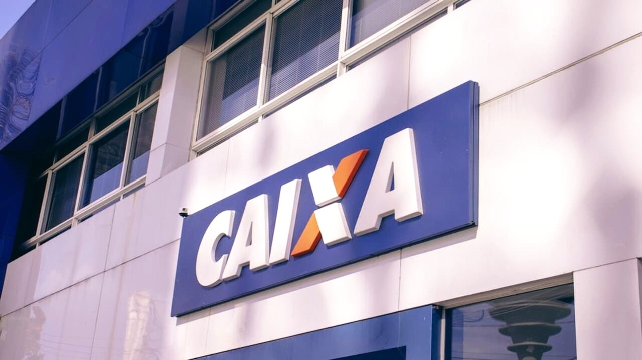 Fachada da agência da Caixa Econômica Federal
