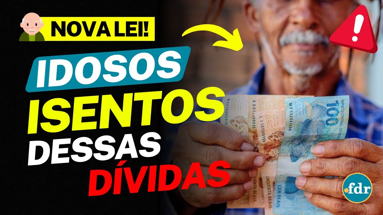 BOA NOTÍCIA para quem tem + 60 anos! Lei ajuda os idosos a SE LIVRAREM DAS DÍVIDAS; saiba como