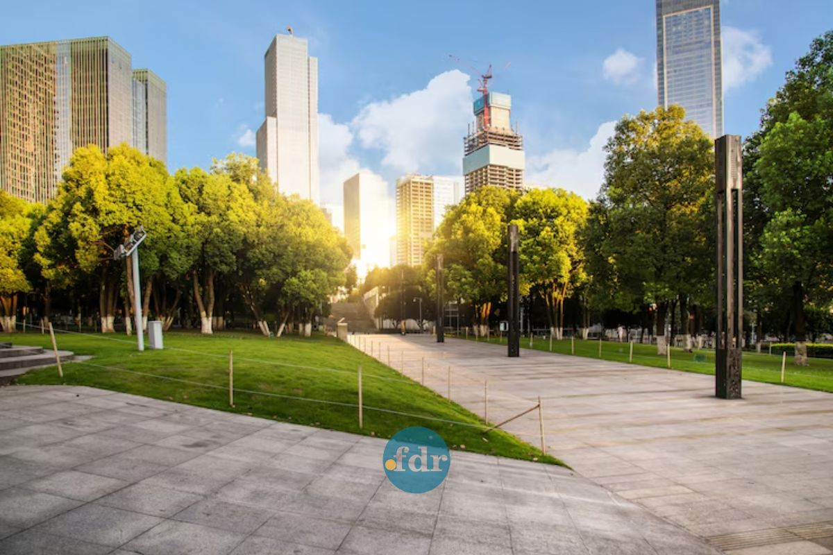 Praça de uma das Cidades mais seguras do Brasil