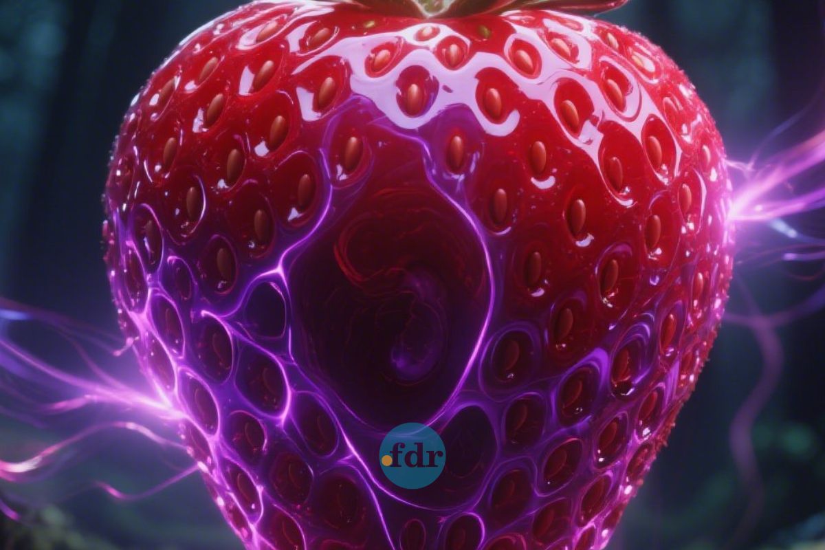 Ilustração do morango, uma fruta milagrosa