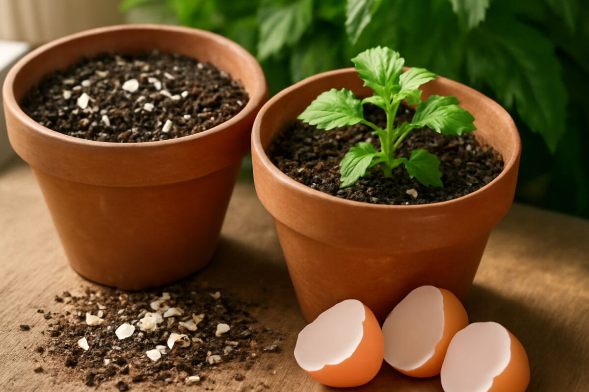 Como aproveitar cascas de ovo para fortalecer e nutrir suas plantas em vasos